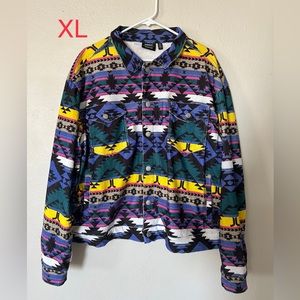 Wesc corduroy trucker Aztec button up jacket